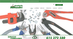 Desktop Screenshot of ferreteriasantander.net